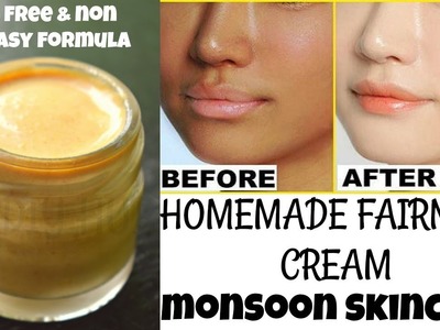 DIY Face Whitening Homemade Cold Cream | घर पर ऐसे बनाएं प्राकृतिक क्रीम | Homemade Fairness Cream