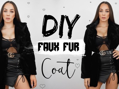 DIY faux fur Coat | Tijana Arsenijevic
