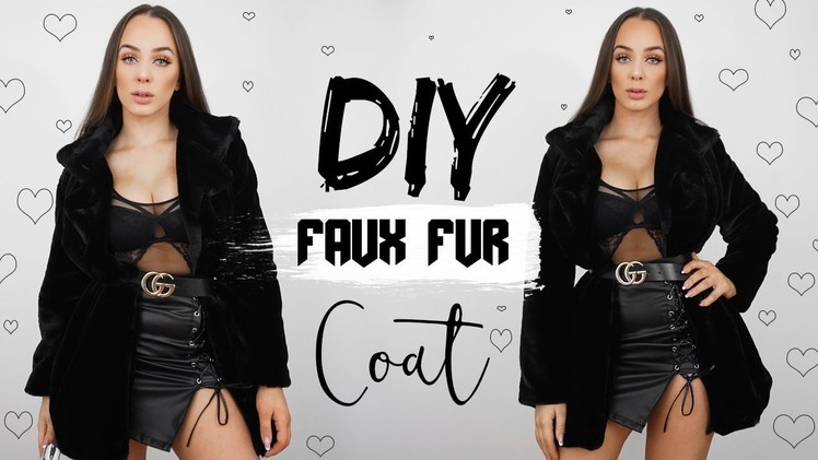 DIY faux fur Coat | Tijana Arsenijevic