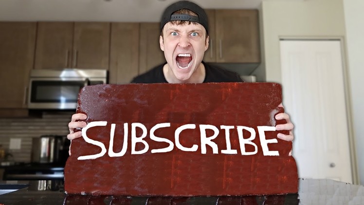 DIY GIANT GUMMY SUBSCRIBE BUTTON (200+ LBS SOUR CANDY) IMPOSSIBLE?