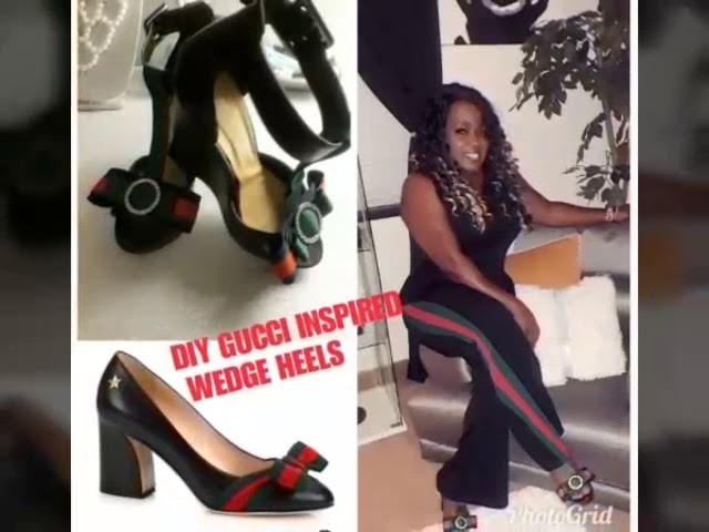gucci inspired heels