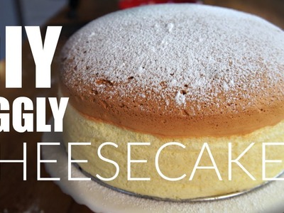 DIY JIGGLY Japanese Cotton CHEESECAKE Recipe | You Made What?