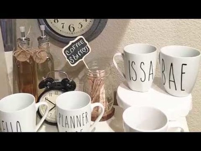 DIY RAE DUNN Inspired mugs