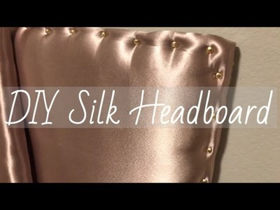 DIY: SILK HEADBOARD! | Yali Schontten