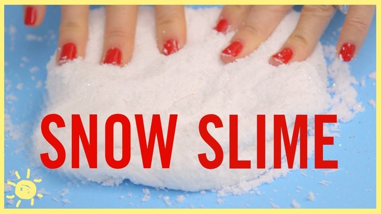 DIY |  Snow Slime