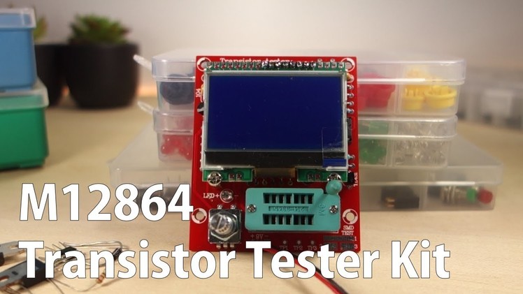 DIY Transistor Tester Kit Review - Hiland M12864