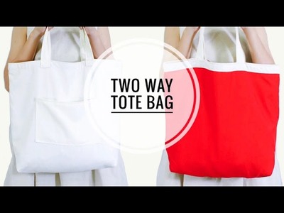 DIY - Two way tote bag | Pompammade