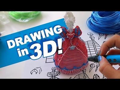 Drawing in 3 DIMENSIONS! | Scribbler 3D Pens | drawingwiffwaffles