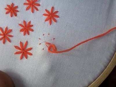 Easy Hand Embroidery | Lazy Daisy Flower | Episode-01