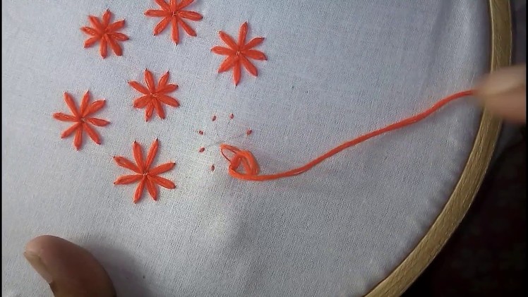 Easy Hand Embroidery | Lazy Daisy Flower | Episode-01