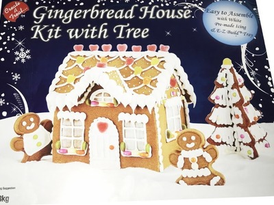 Gingerbread House kit with Tree Assemble Construction Diy