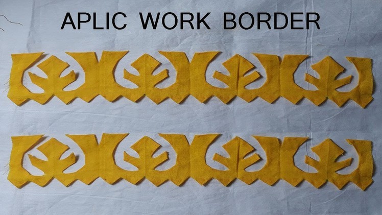 HAND EMBROIDERY.BASIC APLIC WORK TUTORIAL FOR BEGINNERS.APPLIQUE WORK.RILLI WORK.PATCH WORK#48