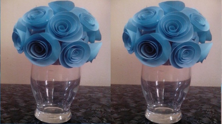 How  make paper rose ball.Decorative flower ball.