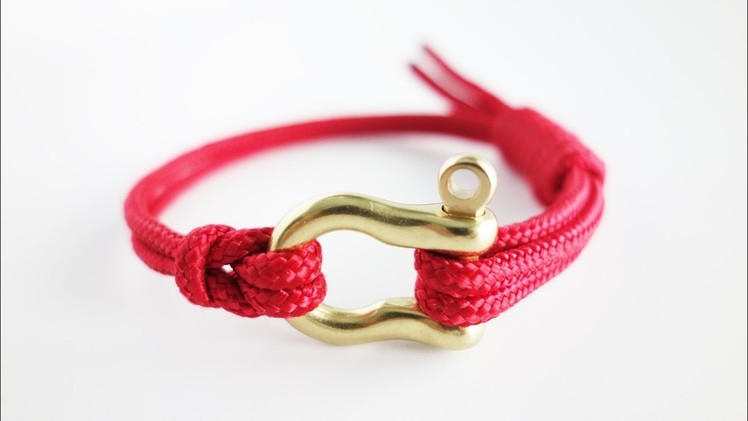 How To Make a Nautical Bracelet Tutorial | Paracord Whipping Knot Style