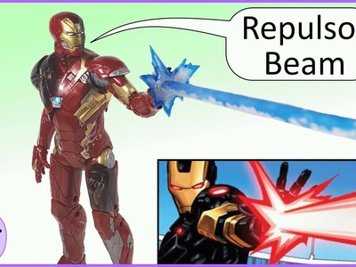 How To Make an Iron Man Repulsor Beam Effect, DIY Action Figure Effect