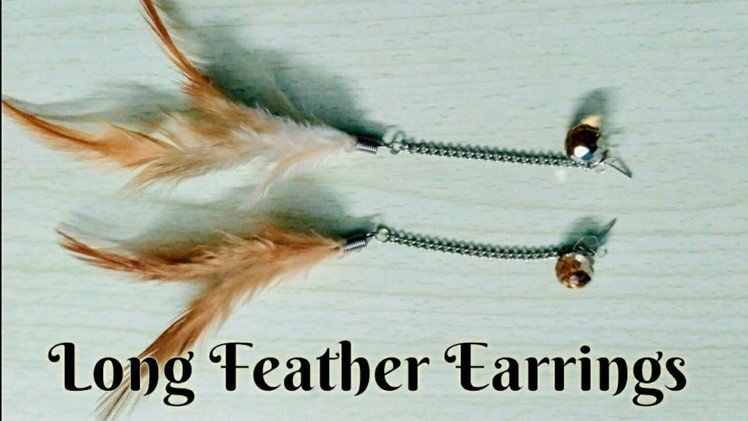 How to make Feather  Earrings. 