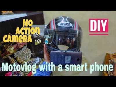 How to Moto Vlog without Action Camera | DIY | 2 Methos to MotoVlog with a mobile phone