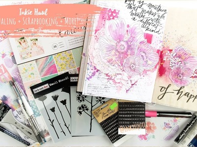 Inkie Haul! ~ Mixed Media, Art Journaling, Scrapbooking and More! + + + INKIE QUILL