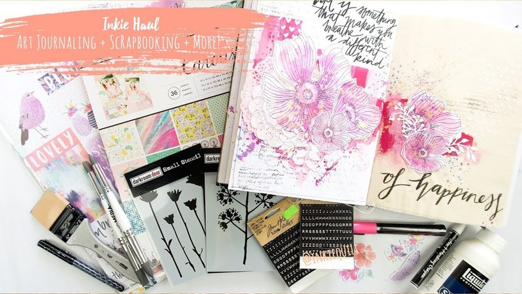 Inkie Haul! ~ Mixed Media, Art Journaling, Scrapbooking and More! + + + INKIE QUILL