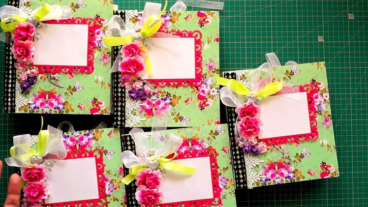 Mass Production Project Share 2 | Scrapbook With Flowers | The Sucrafts