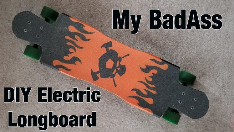 My Awesome DIY Electric Longboard Setup - How to use it