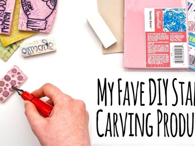 My Favourite DIY Stamp Carving Materials Ready For Carve December