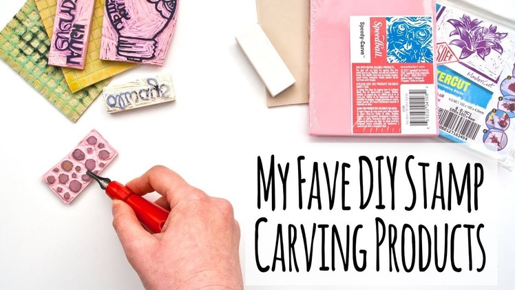 My Favourite DIY Stamp Carving Materials Ready For Carve December