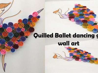 Quilled ballet dancing girl | Magic Quill