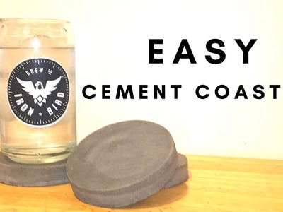 Simple DIY Cement Coaster