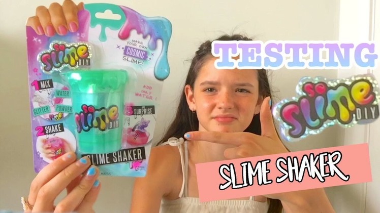 TESTING SLIME DIY SLIME SHAKER FROM KMART! | Siennabelle♡