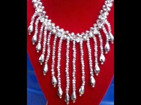 The tutorial on how to make this drop down beaded jewelry.