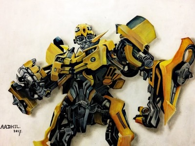 Transformers # bumblebee # 3D drawing