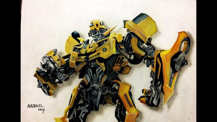 Transformers # bumblebee # 3D drawing