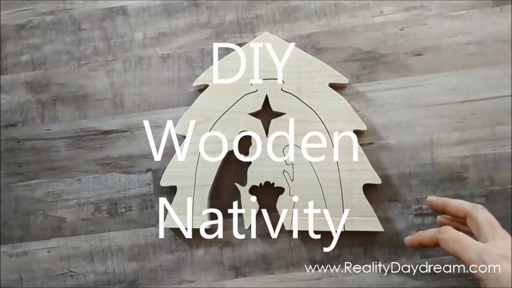 TUTORIAL: How to make a Wooden Nativity Puzzle with a Scroll Saw