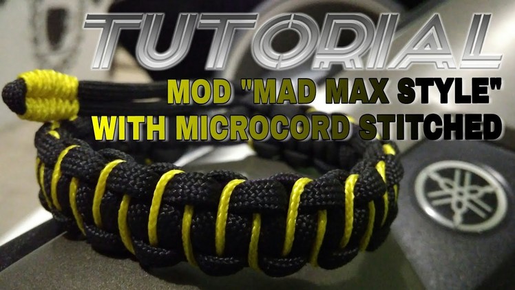 TUTORIAL || Modifikasi gelang Paracord "Mad Max Style" dengan micro cord 1.1mm