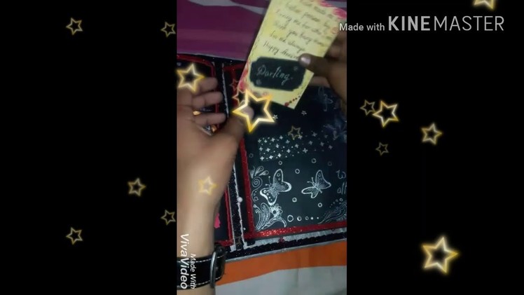 Weeding Anniversary  scrapbook.   For my sweet Di and jiju