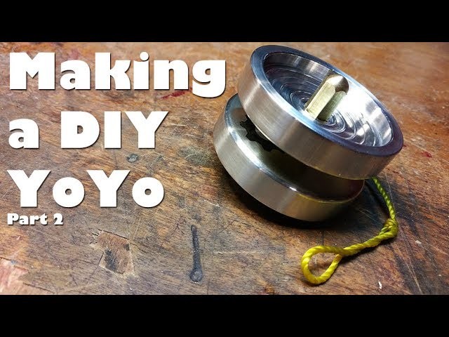 (2.2) Making a Custom DIY YoYo on the Mini Lathe - the axle, etching, & assembly