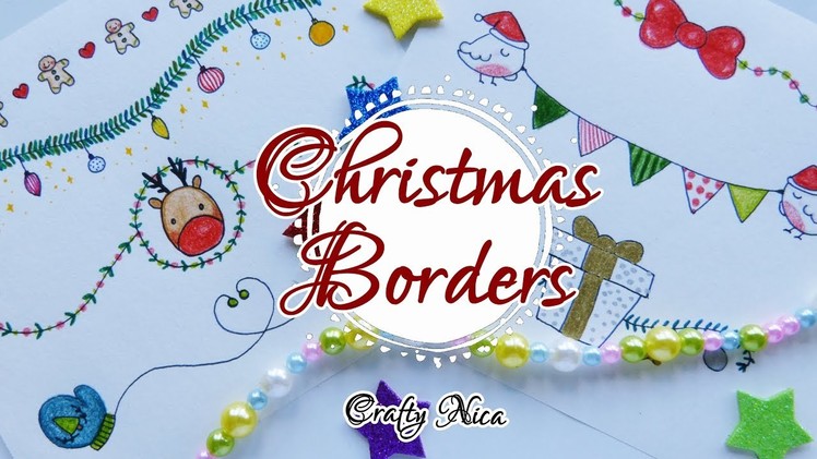 BORDERS DESIGNS ON PAPER ???? Borders for Christmas Cards and school projects ideas (3) Crafty Nica