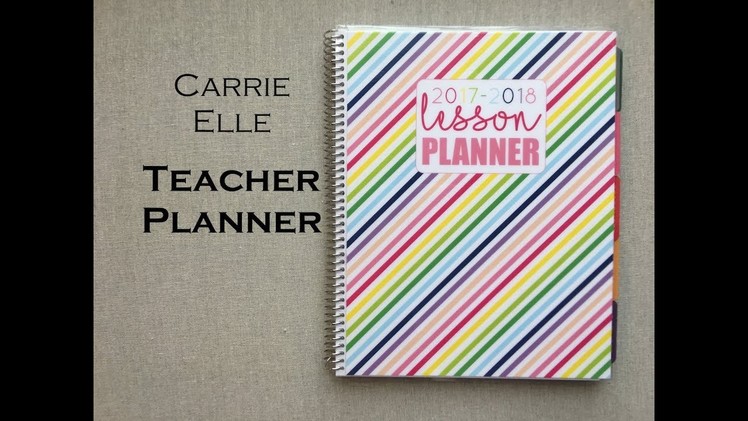 Carrie Elle--TEACHER Lesson Planner