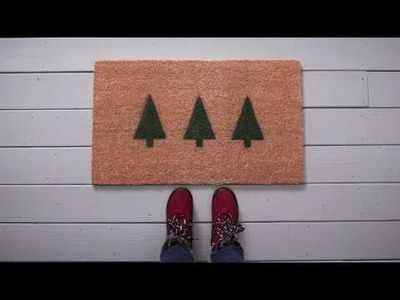 Christmas Tree Doormat