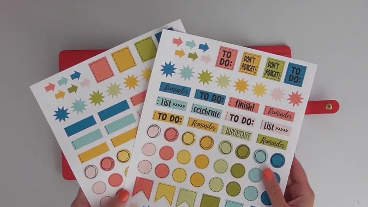 Create Your Own Planner or Organizer Stickers With Your #ScanNCut