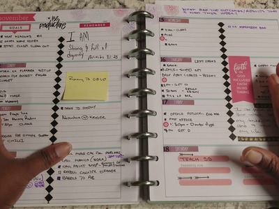 Daydreamer Happy Planner . . Part two weekly section