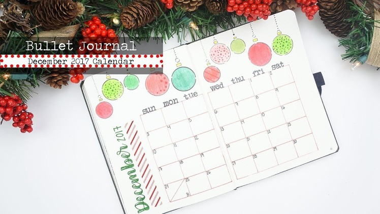 December Calendar | Planner | Bullet Journal Set Up | Plan with Me