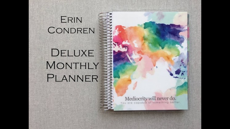 Deluxe Monthly Planner- ERIN CONDREN