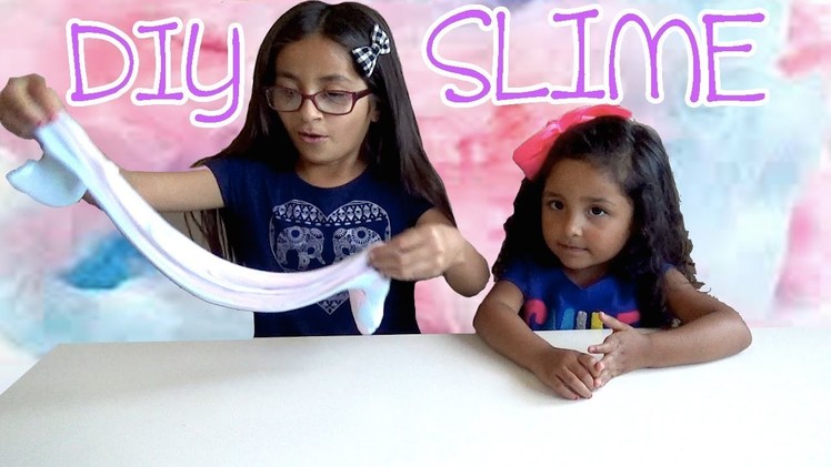 DIY COTTON CANDY SLIME! GALIS WORLD | GLUE AND STA-FLO