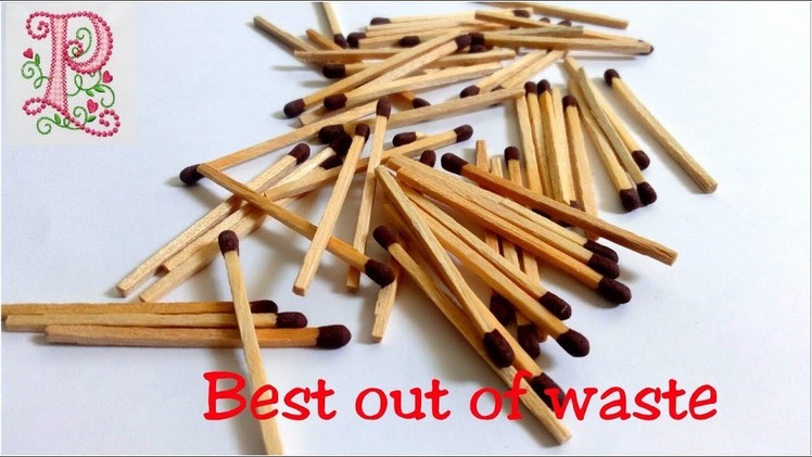 DIY : Craft ideas || Best out of waste || Earrings making using Matchsticks