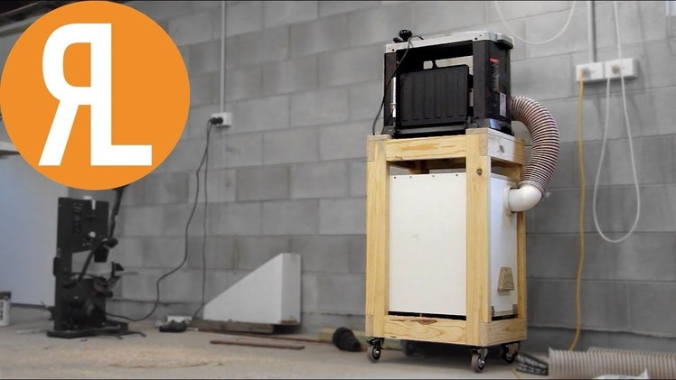 DIY Mobile Planer Cart With Built In Dust Collection