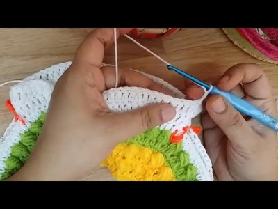 Easy crochet baby dress -3