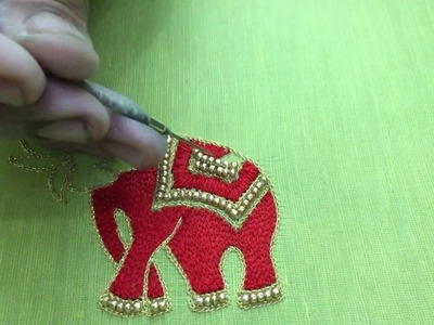 Elephant Hand Embroidery
