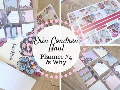 Erin Condren Haul | FOURTH Planner & The Reason Why |